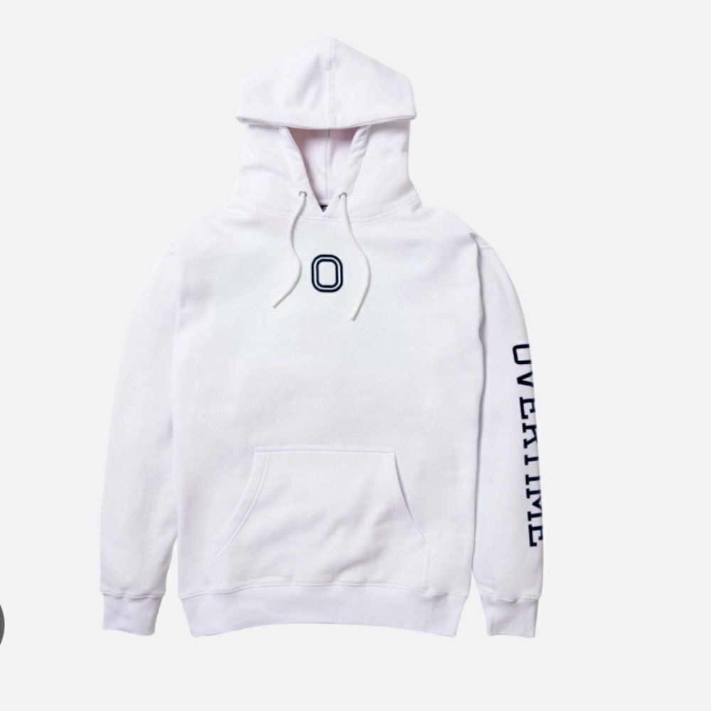 OVERTIME OT CLASSIC HOODIE WHITE‎ XXL NWT IN PKG